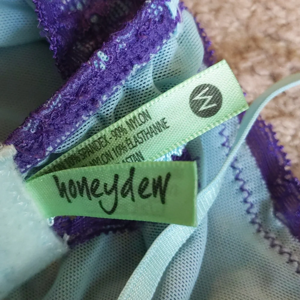 Purple and Blue Bralette - Picture 4 of 5